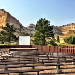 Seating at Scotts Bluff National Monument